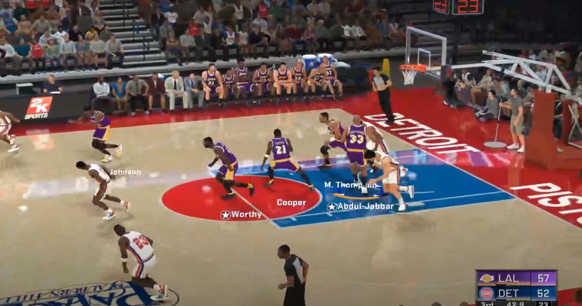 Los Angeles Lakers vs Detroit Pistons | NBA 2K20 Stream